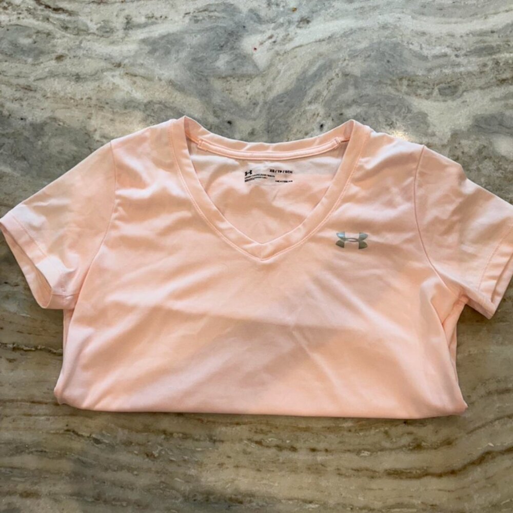 Under Armour Women's Pink T-shirt
